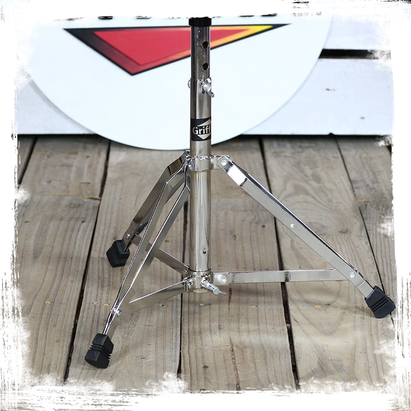 Griffin Drum Throne - Padded Percussion Seat Drummers Stool Guitar Chair Stand