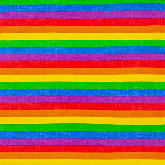 6 Pack, 100% Cotton Bandanas Head Wrap Bandana Scarf Face Covering Face Cover Rainbow Pride