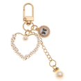 thumbnail image 4 of Pendentif Porte-clés Faux Perle, Coeur Rond Mode Sac à Porte-clés Charm, 4 of 10