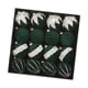 thumbnail image 2 of 16 bolas navideñas decorativas de terciopelo para el hogar, bolas navideñas flocadas para el, Verde, 2 of 9