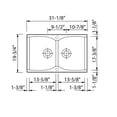 thumbnail image 2 of Latoscana NK07920-70UG Double Basin Drop In Granite Kitchen Sink-black, 2 of 2