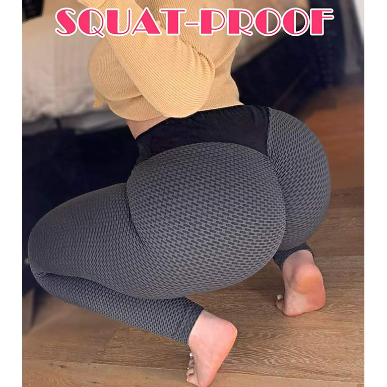 Women High Waisted Yoga Pants Workout Butt Lifting Scrunch Booty