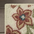 Mainstays Farmhouse Oversized Floral Cream Indoor Area Rug, 5' x 7