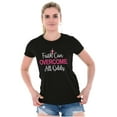 thumbnail image 3 of Breast Cancer Ribbon Christian Faith Womens Fitted Plus Size Graphic Tee Brisco Brands 3X, 3 of 5