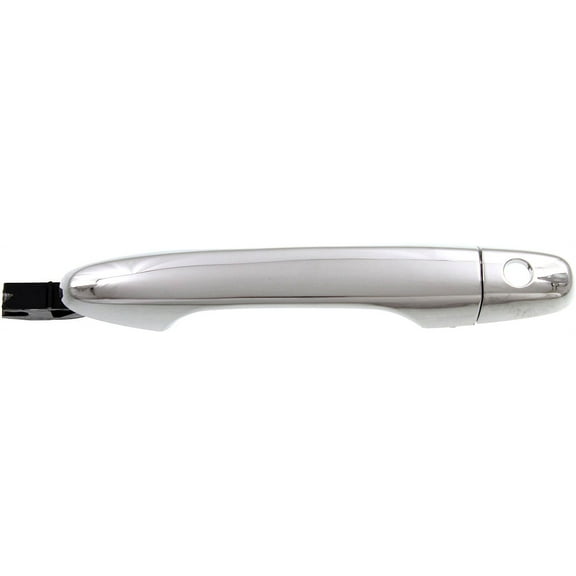 Exterior Door Handle Compatible with 2012-2015 Honda Civic Front, Driver Side Chrome
