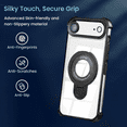 thumbnail image 5 of Entronix [Magnetic] Case Compatible with iPhone 17 Air - [Clear Back] Luxury Glossy Gripstand, 5 of 7