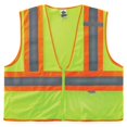 thumbnail image 1 of Type R Class 2 Two-Tone Vest, Lime - 4XL & 5XL, 1 of 1