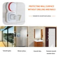 thumbnail image 4 of Inteprter Accesorios de ducha de baño soporte de ducha de lluvia soporte de cabezal de ducha de baño soporte ajustable sin perforaciones ahorro de agua Juegos de accesorios de baño blanco Inteprter HA000096-02B, 4 of 6