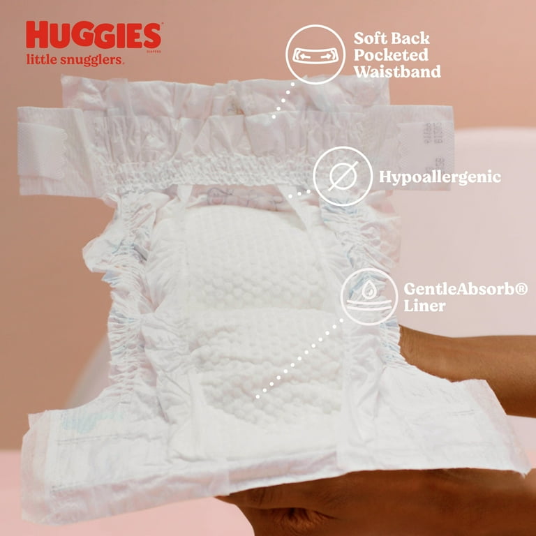 Huggies Little Snugglers Baby Diapers Size 3 136 Ct Walmart