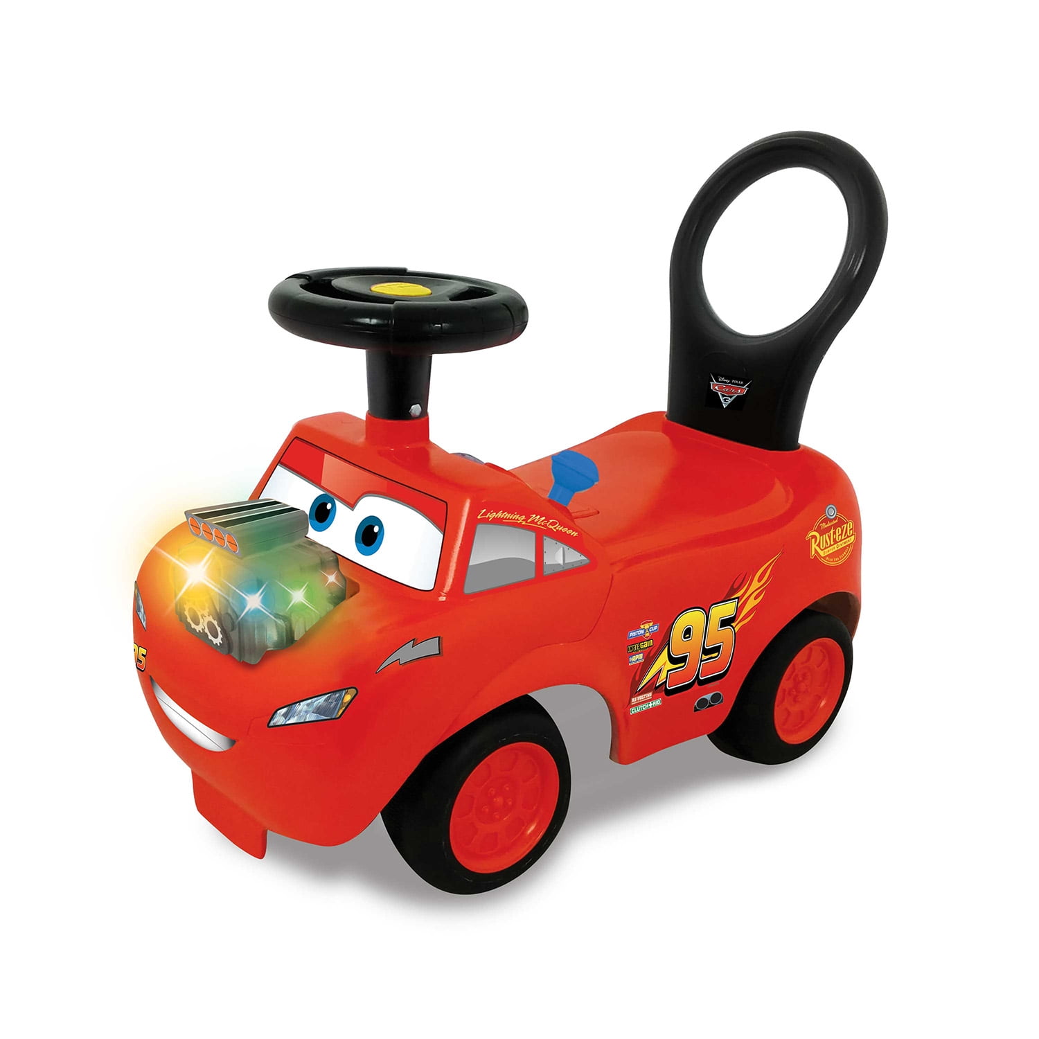 lightning mcqueen ride on car walmart