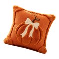 thumbnail image 4 of Autumn Home Decor Pillow Cover, 18 x 18 Inch with Raised Pumpkin Detail for Sofas, Chairs, Beds and Entryway Seating, 4 of 4