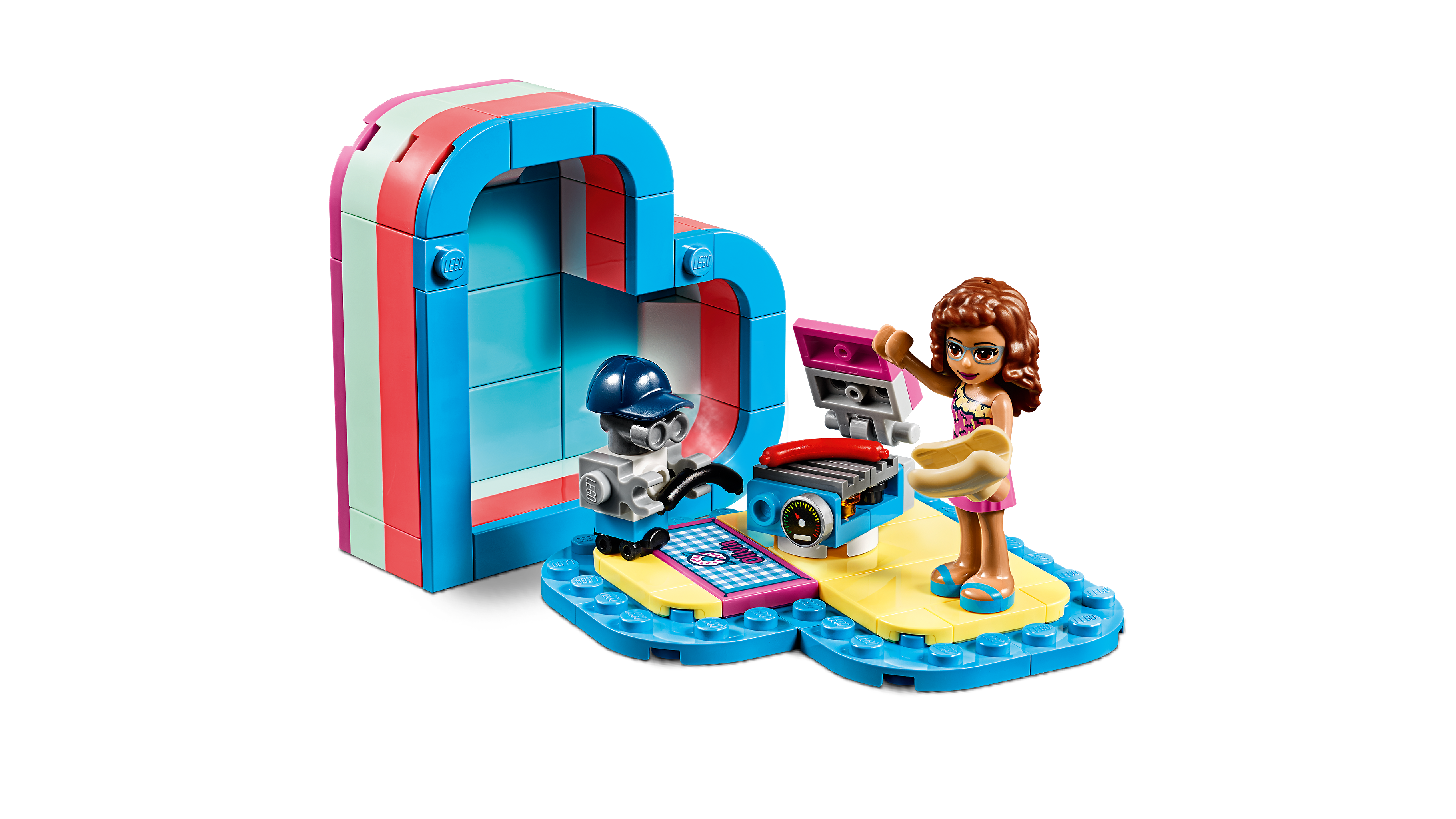 LEGO Friends Olivia's Summer Heart Box 41387 Building Set (93 Pieces)