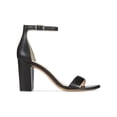 thumbnail image 2 of INC Womens Black Padded Adjustable Ankle Strap Kivah Round Toe Block Heel Buckle Dress Sandals 9.5 M, 2 of 3