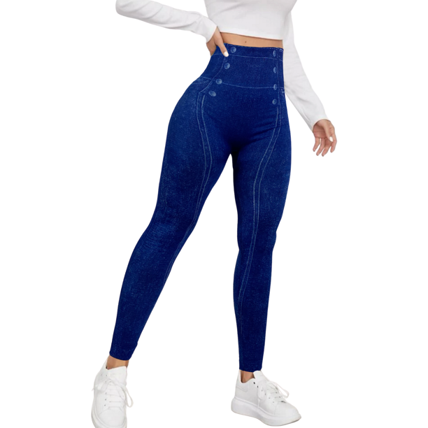 Leggings de Mujer Estilo Mezclilla Unitalla Comodidad y Estilo en Leggins
