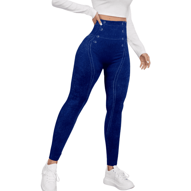 Leggings de Mujer Estilo Mezclilla Unitalla Comodidad y Estilo en Leggins
