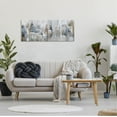 thumbnail image 2 of Stupell Industries Layered Urban City Skyline Painting Gallery Wrapped Canvas Print Wall Art, Design by Nan, 2 of 7