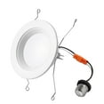 thumbnail image 1 of FixtureDisplays® Plafonnier Encastré de 6 Pouces vers le Bas, Luminaire DEL de Rénovation de Plafond 15647, 1 of 12