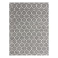 thumbnail image 3 of Unique Loom Trellis Shag Collection Area Rug - Ruby (10' 8" x 14' Rectangle Gray/Ivory), 3 of 11