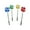 Colorful, variant on Christmas Solar Pathway Lights Outdoor Stake Lights Waterproof LED Lighted Candy Cane Decorations for Xmas Holiday Patio Yard Colorful
