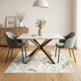 thumbnail image 3 of ODIKA 5'x7' Pastel Floral Elegance with Nature Motifs Washable Area Rug Enchanting Garden and Wildlife Artistry Design Easy Care, Non-Shedding, Pet Friendly, for Small Living Room, Bedroom, 3 of 7