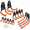 12 Pack Orange, variant on 12 Pack Orange Heavy Duty Wall Mount Garage Hooks for Ladder and Tool Storage