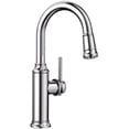 thumbnail image 3 of Empressa Single Handle Gooseneck Bar Faucet with Pull-Down Sprayer, Matte Black, 3 of 3