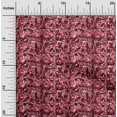 thumbnail image 2 of oneOone Georgette Viscose Red Fabric Abstracts Fabric For Sewing Printed Craft Fabric By The Yard 42 Inch Wide, 2 of 5