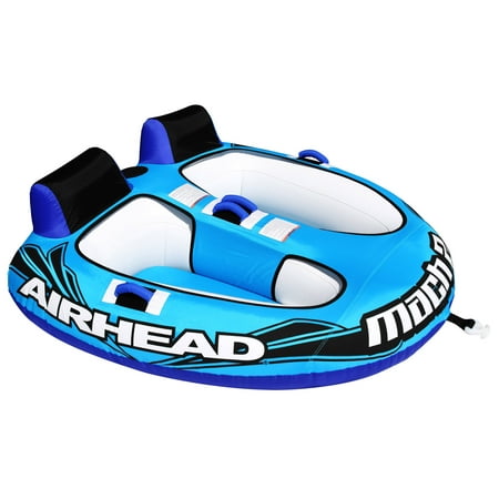 Airhead MACH 2 Towable Tube, 2 riders (Best 3 Person Towable Tubes)