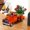 Red, variant on Jacenvly Christmas Decorations Indoor Retro Style Truck Garden Decoration Flowerpot Truck Creative Decoration Living Room Decor