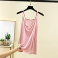 thumbnail image 2 of Yubnlvae Women's Modal Tank Tops with Built-in Bra - Loose Fit Sleeveless Camisole for Summer, Casual Layering Shirt (Floral/Solid Colors) (Pink | 5XL), 2 of 8