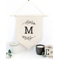 thumbnail image 2 of Personalized Monogram with Vine Hanging Wall Banner, 2 of 4