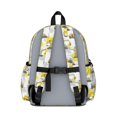 thumbnail image 3 of Excavator and Forklift Yellow Pattern Cute School Backpack with Padded Back and Adjustable Shoulder Straps 13.4"x11"x4.7", 3 of 5