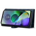 thumbnail image 3 of For Motorola Moto G54 5g Leather Case Zipper Pocket Rfid Blocking Phone Cover, 3 of 5