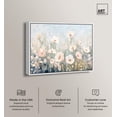 thumbnail image 2 of Illuminated Meadow III Canvas Print Landscape Art by Art Remedy, White Frame, 30 x 24, 2 of 6