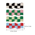 thumbnail image 4 of 4 unids Moda Plaid Ola Playos Clips Pinzas Horquillas Mujeres Hairgrip Accesorios para el cabello, 4 of 6