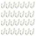 thumbnail image 3 of FOLOYORI 100Pcs Silver Zinc Alloy Wall Hooks for Coats Arc Shape Decorative, 3 of 8