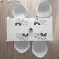 thumbnail image 3 of Ambesonne Leaf Place Mats Set of 4, Sunflower Botany Growth, Standard Size, Black White, 3 of 4