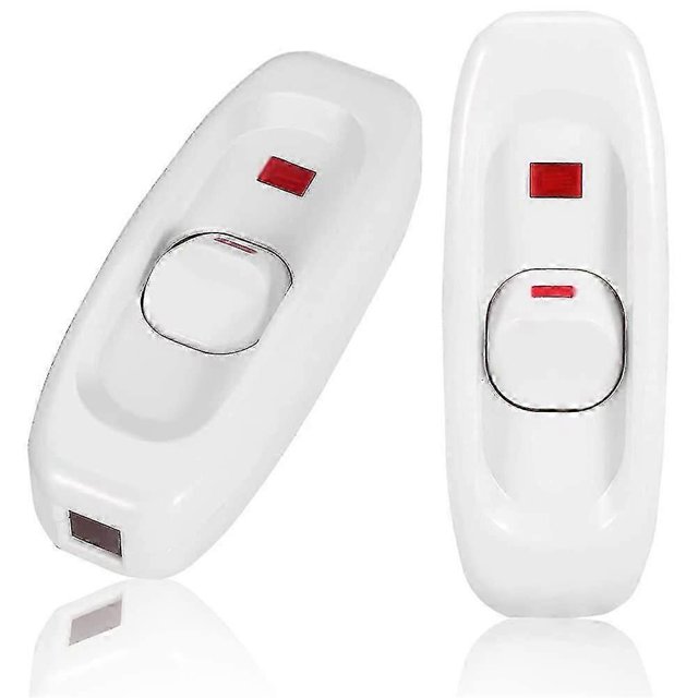 Cord Switch With, Rocker For Lamp, Cord Switch, Lamp Switch, Inline On/off Switch, 2 Pieces 250v 10a Inline On/off Table Table Lamp Cord Switch Banmo