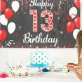 thumbnail image 2 of LOLIPPYY Happy 13th Birthday Backdrop Banner for Wall Decoration and Birthday Party Photo Prop, 2 of 7