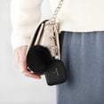 thumbnail image 5 of Airpods 3(2021), Apple Airpod 3rd Generation Women's Case, Air Pod 3rd Generation Charging Case Silicone Case with Pom Pom Keychain Accessory(Black), 5 of 5