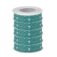 thumbnail image 2 of 5 Rolls Christmas Ribbon 1.5 inch Wide Decorative Ribbon for Gift Wrapping and Holiday Decorations Santa Claus and Presents, 2 of 7