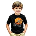 thumbnail image 2 of LILIYA Toddler Halloween Shirt, Boys Pumpkin Short Sleeve T Shirt, Kids Casual Top, Soft Breathable, Cute Halloween Outfit, Comfortable Daily Wear, Fun Holiday Tee 10-11 Years, 2 of 3