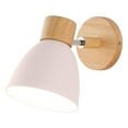 thumbnail image 1 of Lámpara de pared nórdica Aplique de pared de madera Lámpara de noche para cocina Iluminación del hogar Zulema Aplique de pared industriales, 1 of 8