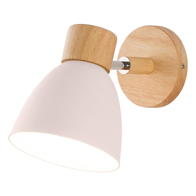 Lámpara de pared nórdica Aplique de pared de madera Lámpara de noche para cocina Iluminación del hogar Zulema Aplique de pared industriales