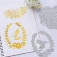 thumbnail image 5 of 1pc Bird Wreath Hot Foil Plate for DIY Foil Paper Embossing Scrapbooking Decor Greeting Cards Making, 5 of 9