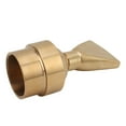 Fan Shaped Fountain Nozzle Copper Adjustable Uniform Water Spray Fan