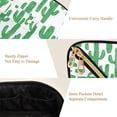thumbnail image 5 of FORMRS Makeup Bag Travel Cosmetic Organizer for Women Fold Flat Zipper Pouch with Handle, Cactus Pattern, 5 of 8