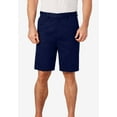thumbnail image 2 of KingSize Men's Big & Tall Wrinkle-Free Expandable Waist Plain Front Shorts, 2 of 6