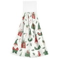 thumbnail image 7 of 2 Pcs Kitchen Hand Towels with Hanging Loops Absorbent Soft Fast Drying Decor Bath Towels Christmas Gnomes and Presents, 7 of 7