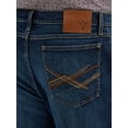 thumbnail image 4 of Wrangler Men's 20X Stirrup Dark Wash Slim Bootcut Stretch Denim Jeans Dark Wash 33W x 34L  US, 4 of 5